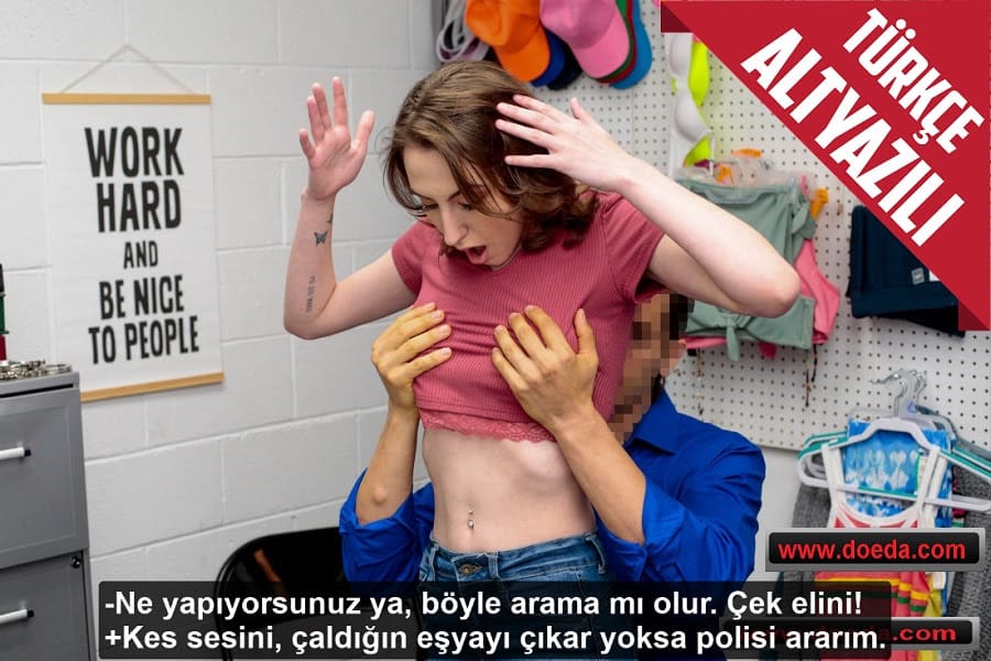 AVM Hırsızının Üstünü Taciz Ederek Elleyip Soyarak Siken Güvenlik