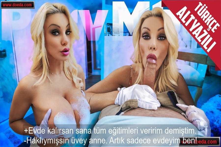 Temizlik Hastası Üvey Annesi Dışarıda Sikişip Mikrop Getirmesin Diye Kendini Sikmesini İster